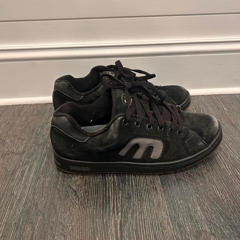 Etnies Callicut Skate Shoes Men's Size 11 Black Gum Sole